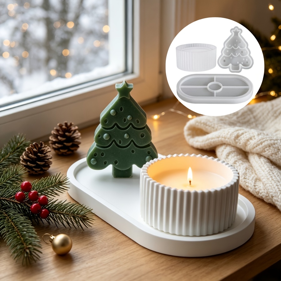 Silicone Epoxy Resin Molds Set - Набор из 3 силиконовых форм для
