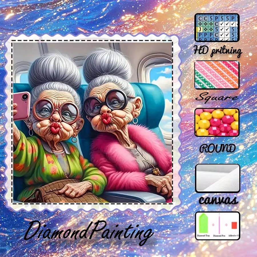 5D Diamond Painting Kit Full Drill - 1 шт. 5D набор для алмазной