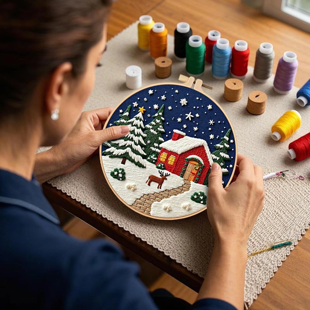 Cross Stitch Stamped Kits Beginners - Набор для вышивания своими руками из