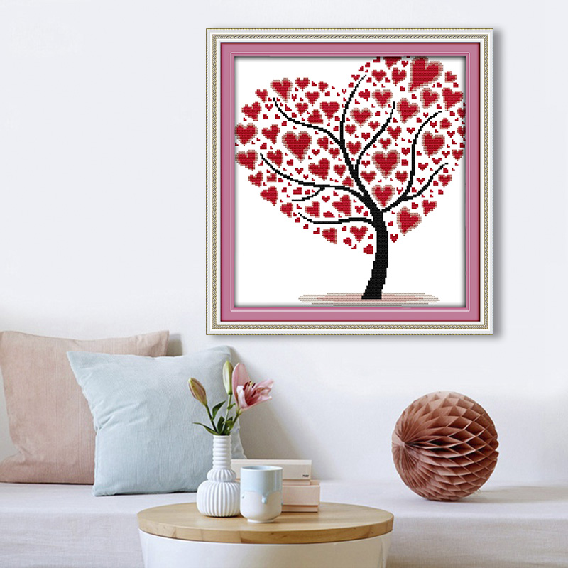 Cross Stitch Stamped Kits Beginners - Набор для вышивки крестом, штампованный 11/16/14CT,