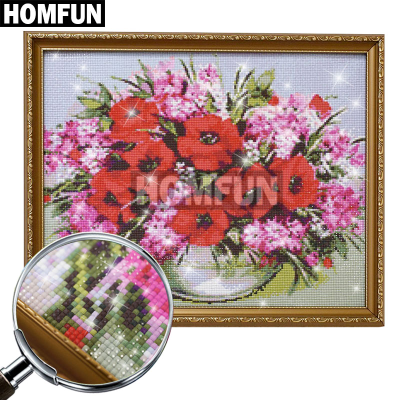 Алмазная 5D картина HOMFUN, по – обзор и цена 5D Diamond Painting Kit Full Drill