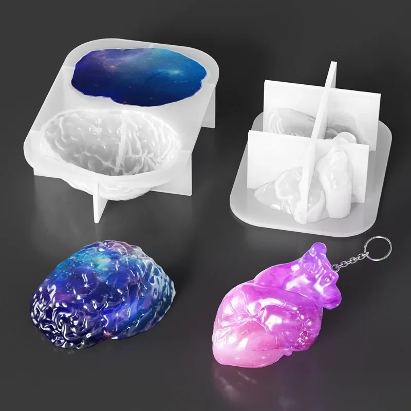 Набор силиконовых форм: органы – обзор и цена Silicone Epoxy Resin Molds Set