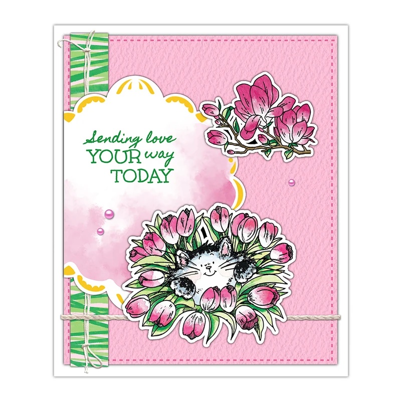 Прозрачный штамп Suncraft с ми – обзор и цена Clear Silicone Stamps For Card Making