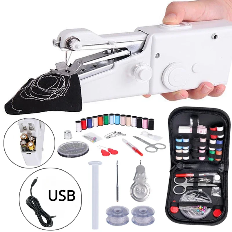 Прижимная лапка для домашней ш – обзор и цена Mini Electric Sewing Machine Handheld