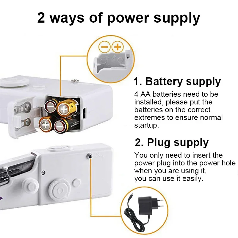 Прижимная лапка для домашней ш – обзор и цена Mini Electric Sewing Machine Handheld