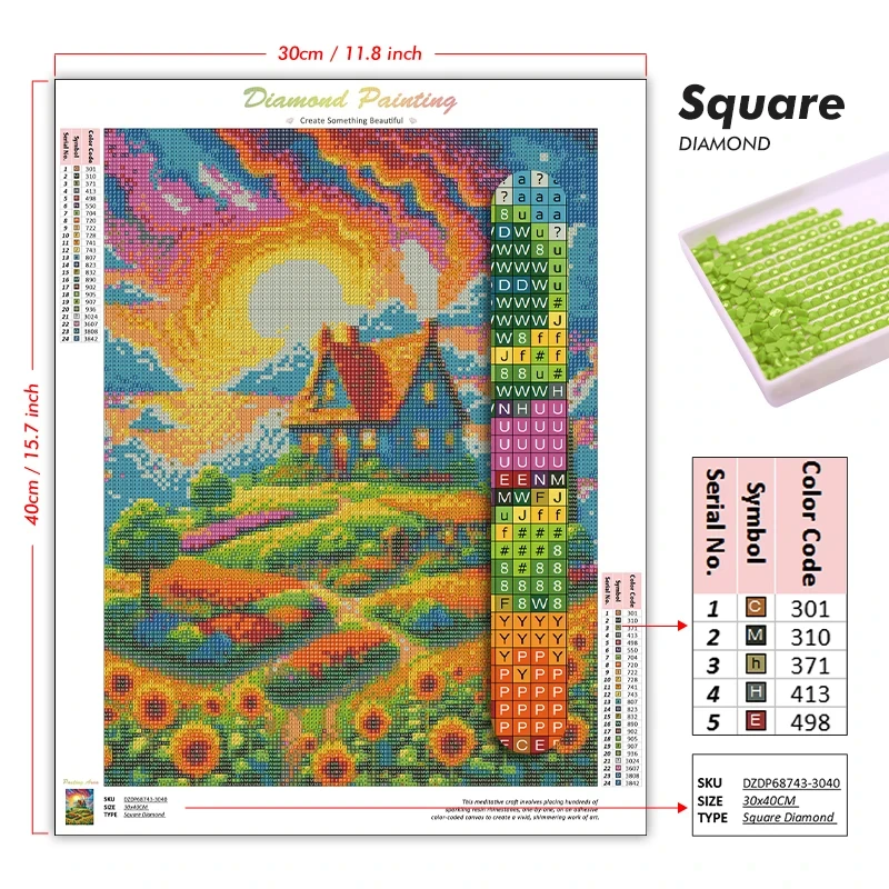 Набор для алмазной мозаики 5D  – обзор и цена 5D Diamond Painting Kit Full Drill