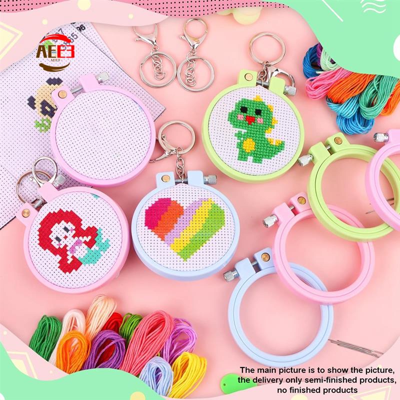 AEE3-6 шт. штампованные наборы – обзор и цена Cross Stitch Stamped Kits Beginners