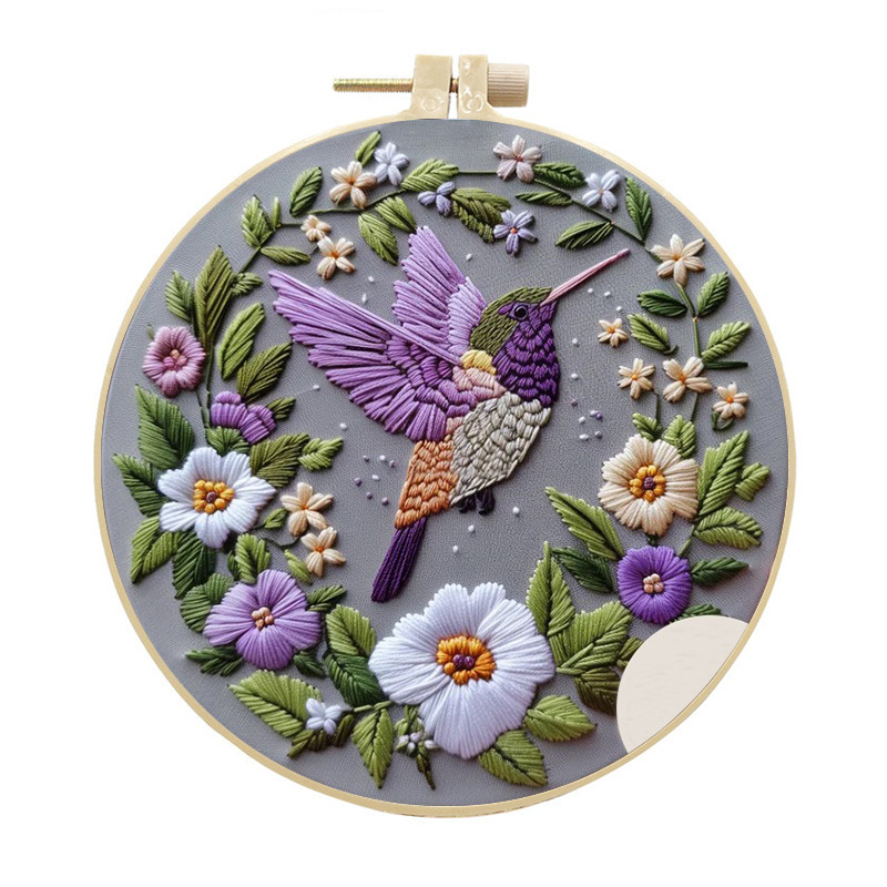 Набор для вышивания колибри дл – обзор и цена Cross Stitch Stamped Kits Beginners