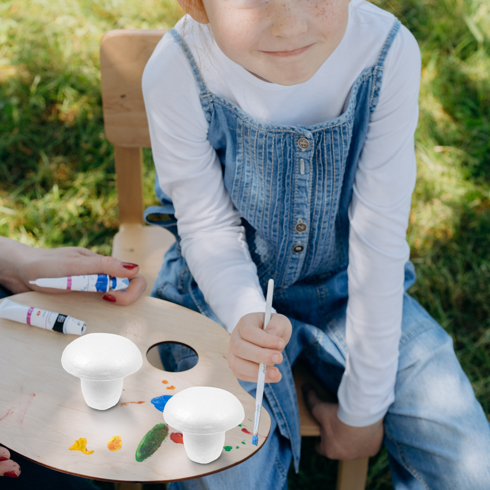 5 шт. пенопластовых грибов для – обзор и цена Painting Supplies