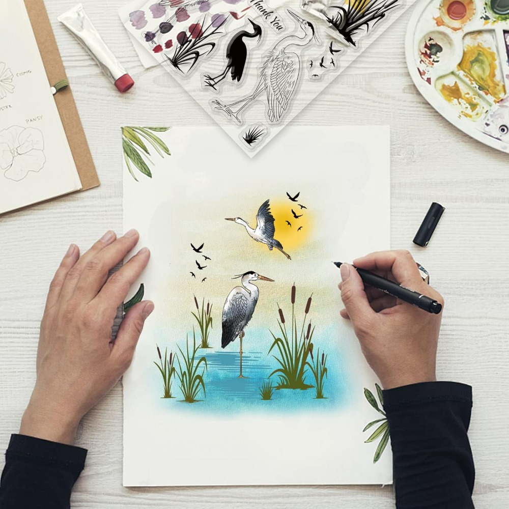 Прозрачные штампы «Чепля», сил – обзор и цена Clear Silicone Stamps For Card Making