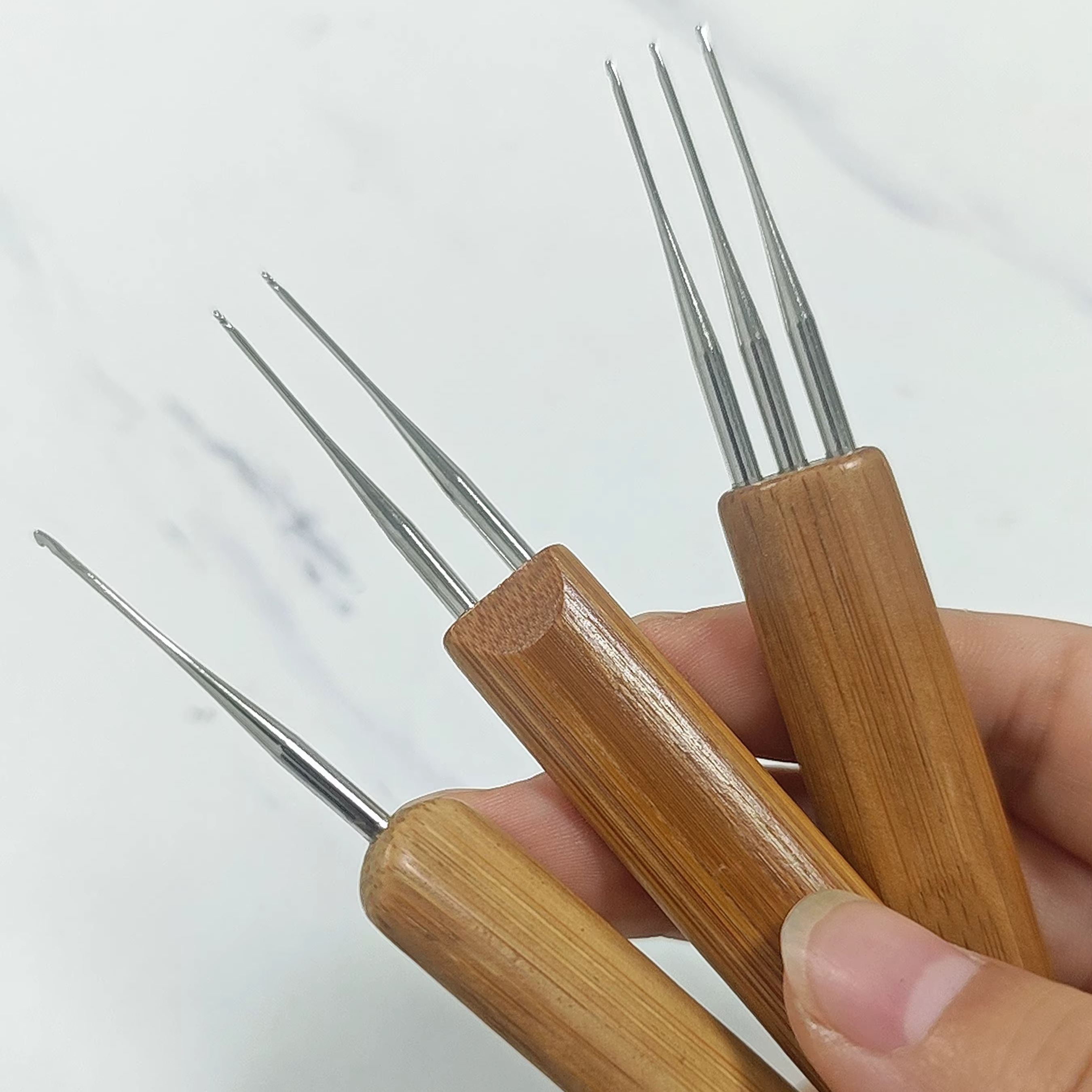 Эргономичные крючки для вязани – обзор и цена Wooden Crochet Hooks Ergonomic Handle
