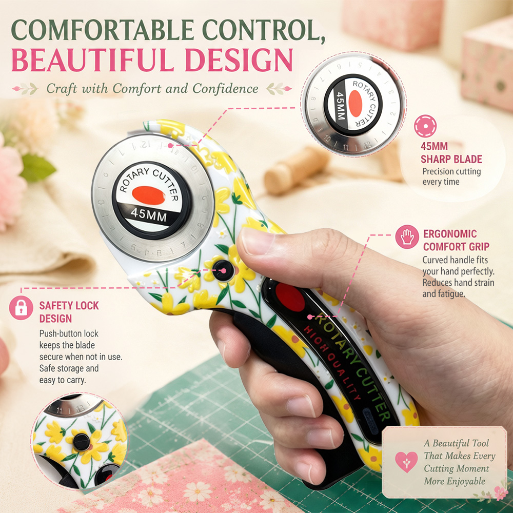 Ротационный резак 45 мм для бу – обзор и цена Rotary Cutter For Fabric 45Mm