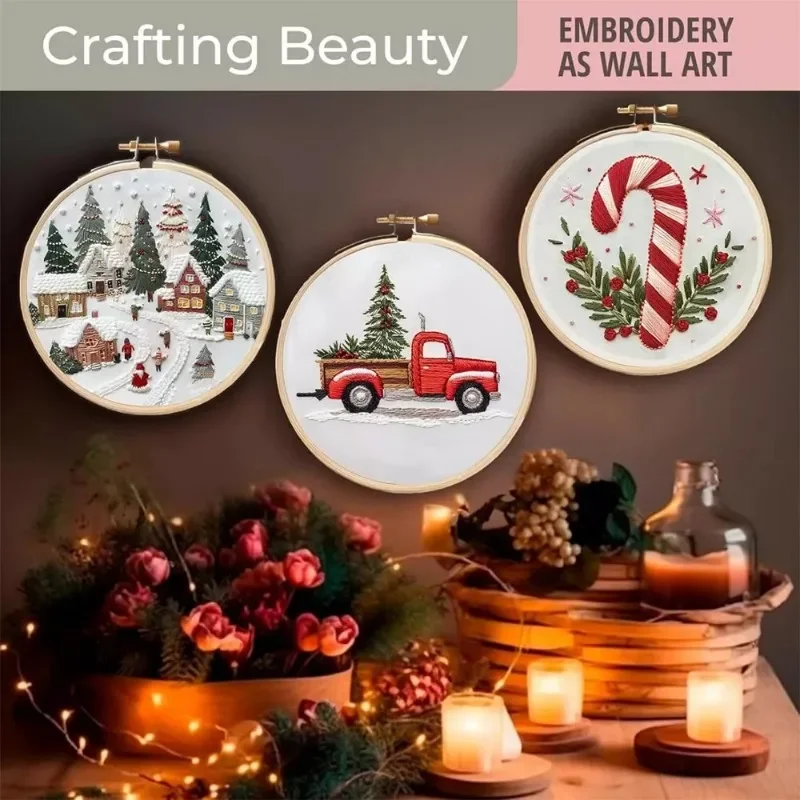 Стартовый набор для ручной выш – обзор и цена Cross Stitch Stamped Kits Beginners