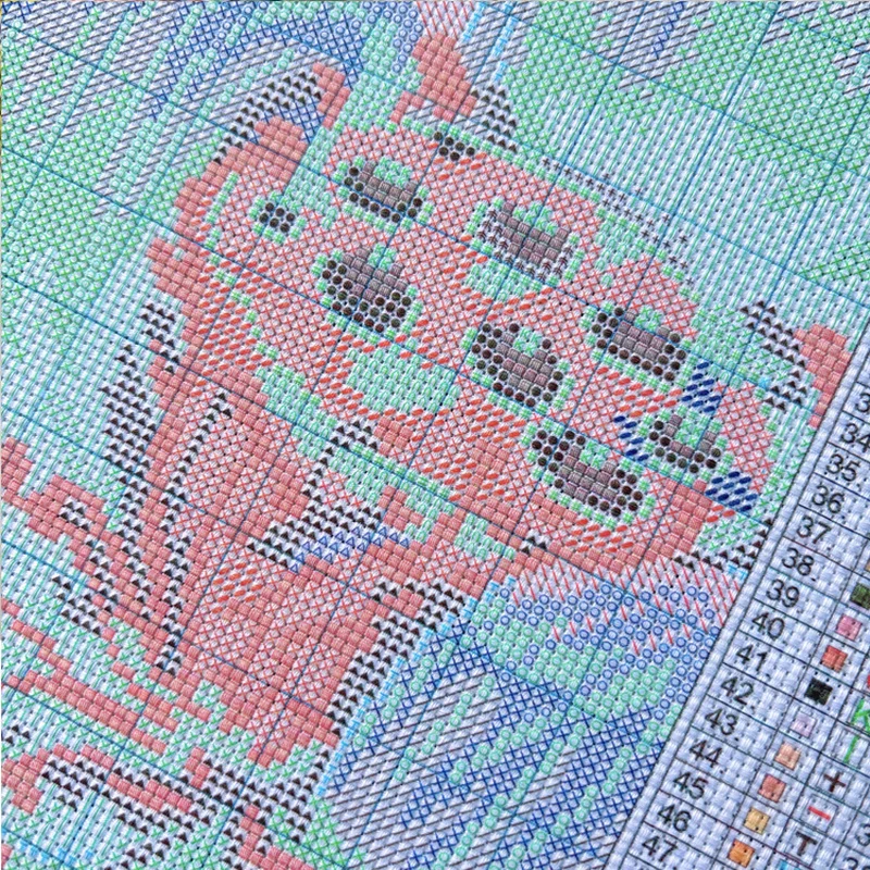 【CC2937 Весенний сад】 Набор дл – обзор и цена Cross Stitch Stamped Kits Beginners