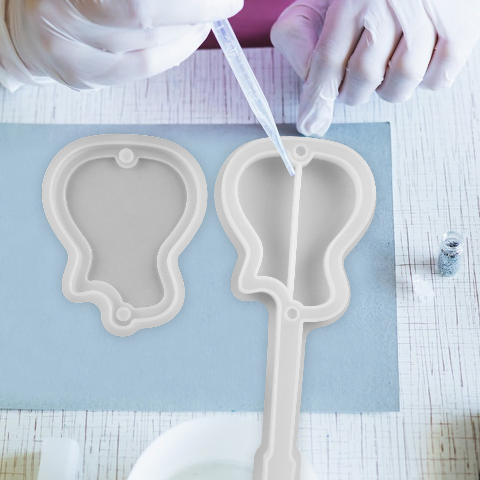 Набор силиконовых форм для изг – обзор и цена Silicone Epoxy Resin Molds Set