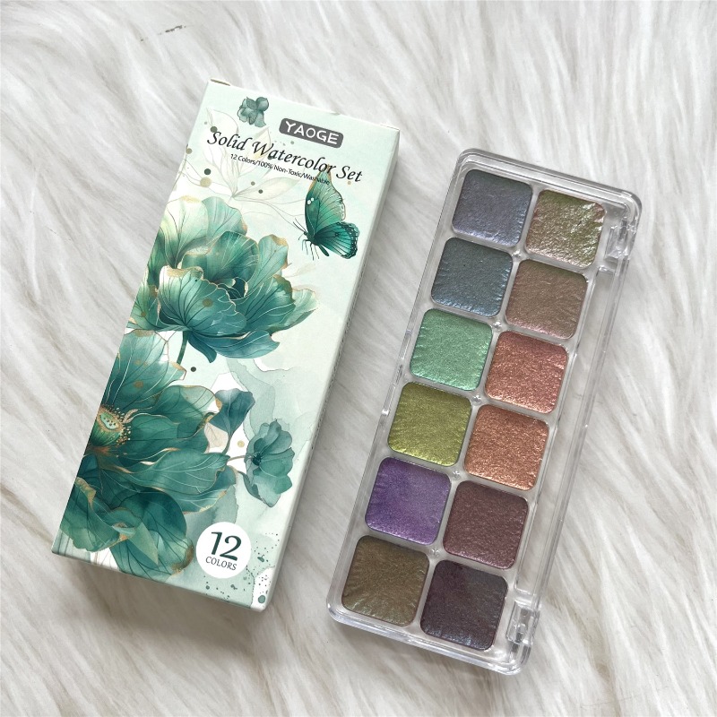 Твердая акварельная краска «Ха – обзор и цена Watercolor Paint Set Solid Pigment