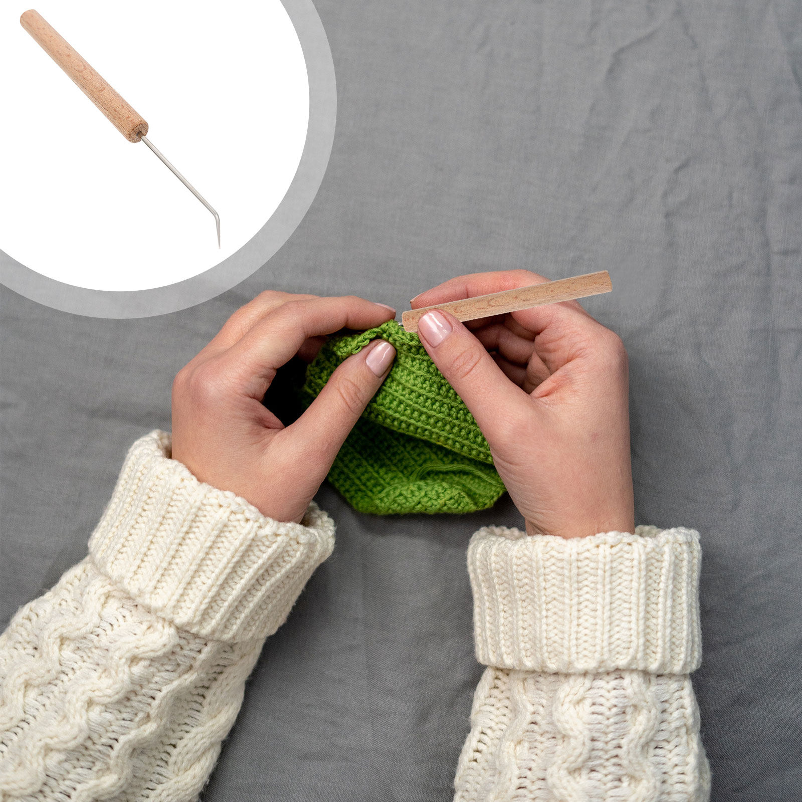 1 шт. Набор высококачественных – обзор и цена Wooden Crochet Hooks Ergonomic Handle