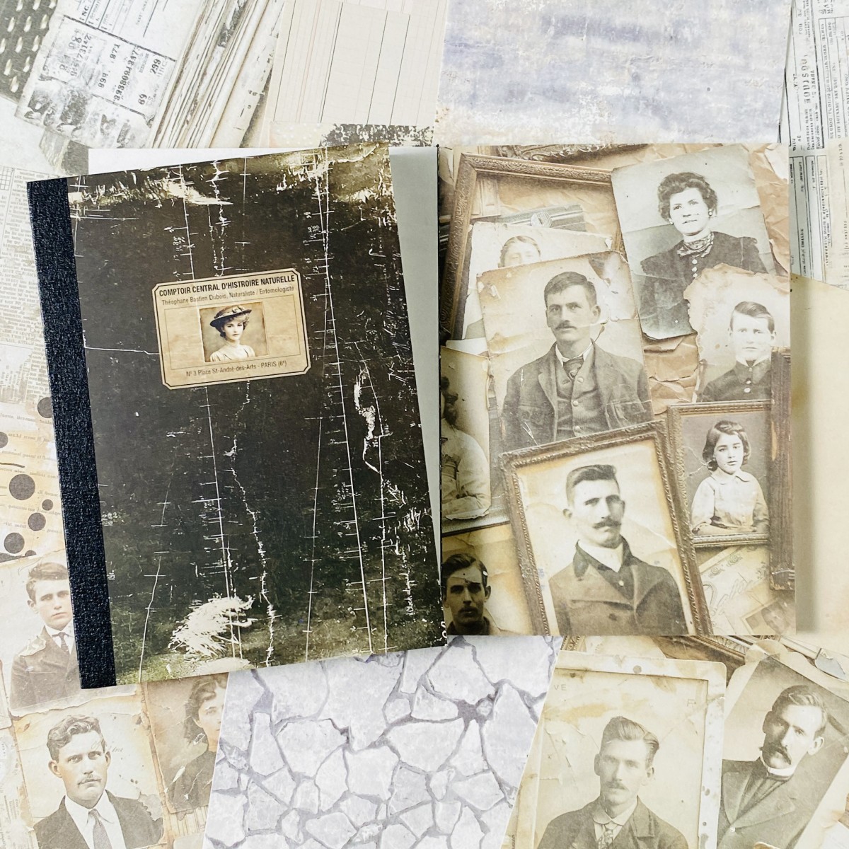 100 листов, винтажный набор бу – обзор и цена Vintage Junk Journal Scrapbooking Paper