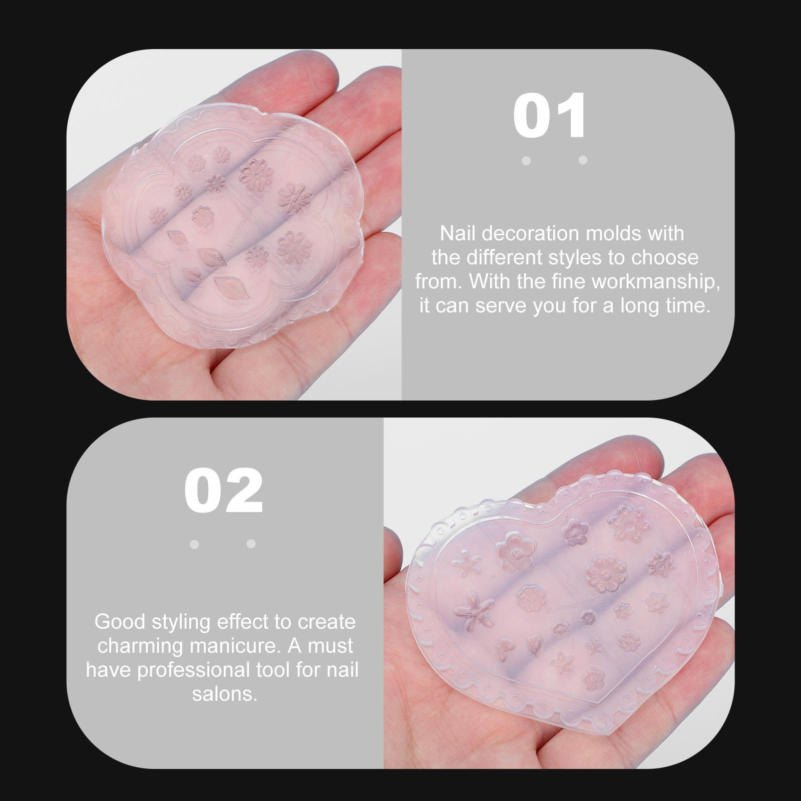 Набор из 3 многоразовых силико – обзор и цена Silicone Epoxy Resin Molds Set