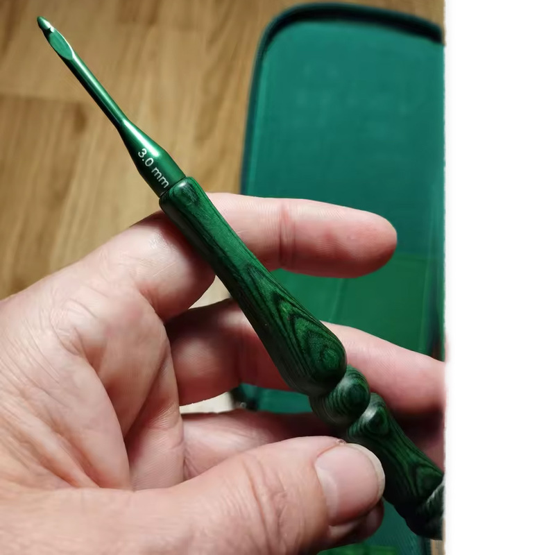 Набор из 8 крючков для вязания – обзор и цена Wooden Crochet Hooks Ergonomic Handle